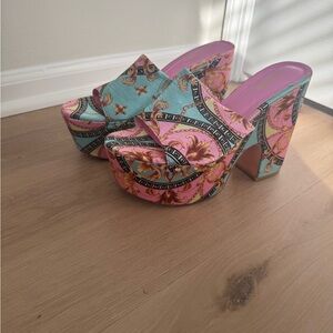 Fashion Nova Colorful Platform Heels